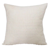 Max Solid Color Corduroy Pillow Case Square Sofa Cushion Cover Creamy-white - Aladdin Shoppers