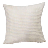 Max Solid Color Corduroy Pillow Case Square Sofa Cushion Cover Creamy-white - Aladdin Shoppers