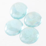 100Pcs Glass Marble Beads Vase Fillers Decor Mixed Color Transparent Ocean Blue