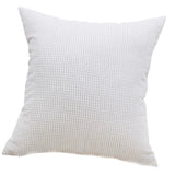 Max Soft Velvet Throw Pillow Cover Velvet Cushion Cover Pillowcase White 60 x 60cm - Aladdin Shoppers