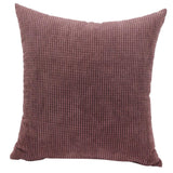 Max Soft Velvet Throw Pillow Cover Velvet Cushion Cover Pillowcase Brown 50 x 50cm - Aladdin Shoppers