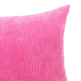 Max Soft Velvet Throw Pillow Cover Velvet Cushion Cover Pillowcase Rose Red 50 x 50cm - Aladdin Shoppers