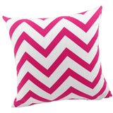 Max Canvas Stripe Printed Throw Pillow Cover Cushion Cover Pillowcase 50cm Pink - Aladdin Shoppers