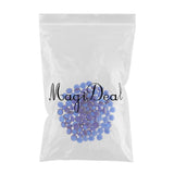 100Pcs Beautiful Table Scatters Marbles Balls Flat Botton Fish Tank Pebbles Glass Crystal Stones Dark Blue