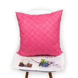 Max Soft Velvet Soild Decorative Square Throw Pillow Covers Rose Red-45x45cm - Aladdin Shoppers