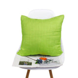 Suede Square Throw Pillow Case Sofa Bed Waist Cushion Cover Green 45cm