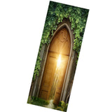 Max 2pcs 3D Removable Art Door Murals Decals Wall Stickers for Home DIY Decor S1 - Aladdin Shoppers