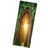 Max 2pcs 3D Removable Art Door Murals Decals Wall Stickers for Home DIY Decor S1 - Aladdin Shoppers