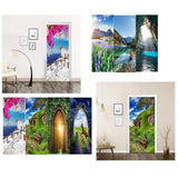 Max 2pcs 3D Removable Art Door Murals Decals Wall Stickers for Home DIY Decor S1 - Aladdin Shoppers