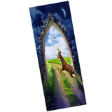 Max 2pcs 3D Removable Art Door Murals Decals Wall Stickers for Home DIY Decor S2 - Aladdin Shoppers