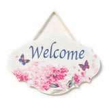 Max Shabby Chic Wood Sign Bar Cafe Shop Store Door Decor Hanging Plaque Welcome - Aladdin Shoppers