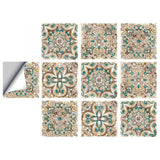 Max 10Pcs 20cm Self Adhesive Square Wall Mosaic Tile Vinyl Brick Sticker Films Type E - Aladdin Shoppers