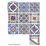 Max 10Pcs 20cm Self Adhesive Square Wall Mosaic Tile Vinyl Brick Sticker Films Type F - Aladdin Shoppers