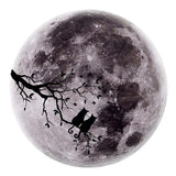 Max PVC Globe Earth Forest Animal Wallpaper Sticker Mural Panel Glow in Dark Grey - Aladdin Shoppers