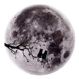 Max PVC Globe Earth Forest Animal Wallpaper Sticker Mural Panel Glow in Dark Grey - Aladdin Shoppers