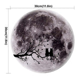 Max PVC Globe Earth Forest Animal Wallpaper Sticker Mural Panel Glow in Dark Grey - Aladdin Shoppers