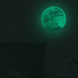 Max Glow In The Dark Stickers Luminous Kids Bedroom Ceiling Wall Decals Blue - Aladdin Shoppers