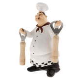 Italian Chef Figurines Kitchen Decoration Resin Cook Shape Ornament Style-2
