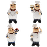 Italian Chef Shaped Kitchen Ornaments Resin Cook Statue Size-1