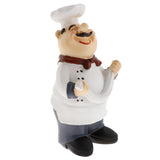 Italian Chef Shaped Kitchen Ornaments Resin Cook Statue Size-2