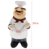 Italian Chef Shaped Kitchen Ornaments Resin Cook Statue Size-2