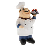 Italian Chef Shaped Kitchen Ornaments Resin Cook Statue Size-4
