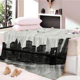 Max Large Soft Fleece Digital Printing Sofa Bed Blanket Throw G 130 x 150cm