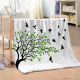 Max Large Soft Fleece Digital Printing Sofa Bed Blanket Throw I 130 x 150cm