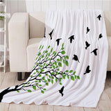 Max Large Soft Fleece Digital Printing Sofa Bed Blanket Throw J 150 x 200cm