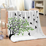 Max Large Soft Fleece Digital Printing Sofa Bed Blanket Throw J 150 x 200cm