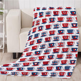 Max Large Soft Fleece Digital Printing Sofa Bed Blanket Throw K 130 x 150cm