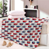 Max Large Soft Fleece Digital Printing Sofa Bed Blanket Throw K 130 x 150cm