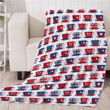 Max Large Soft Fleece Digital Printing Sofa Bed Blanket Throw L 150 x 200cm