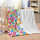 Max Large Soft Fleece Digital Printing Sofa Bed Blanket Throw O 130 x 150cm