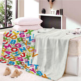 Max Large Soft Fleece Digital Printing Sofa Bed Blanket Throw O 130 x 150cm