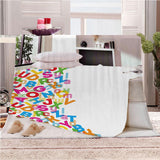 Max Large Soft Fleece Digital Printing Sofa Bed Blanket Throw O 130 x 150cm