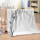 Max Large Soft Fleece Digital Printing Sofa Bed Blanket Throw Q 130 x 150cm