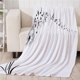 Max Large Soft Fleece Digital Printing Sofa Bed Blanket Throw Q 130 x 150cm