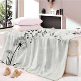 Max Large Soft Fleece Digital Printing Sofa Bed Blanket Throw Q 130 x 150cm