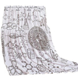 Max Maxb Digital Printing Flannel Blanket Soft Bed Sofa Throw Blanket 130x150cm K