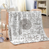 Max Maxb Digital Printing Flannel Blanket Soft Bed Sofa Throw Blanket 150x200cm L