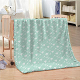 Max Maxb Digital Printing Flannel Blanket Soft Bed Sofa Throw Blanket 150x200cm N