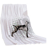 Maxbell Digital Printing Flannel Blanket Soft Bed Sofa Throw Blanket 130x150cm Q