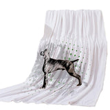 Maxbell Digital Printing Flannel Blanket Soft Bed Sofa Throw Blanket 130x150cm Q