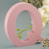 Max Pink Wooden Floating Letters Door Numbers Alphabet Letter Address Spells Q