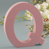 Max Pink Wooden Floating Letters Door Numbers Alphabet Letter Address Spells Q