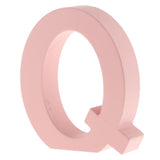 Max Pink Wooden Floating Letters Door Numbers Alphabet Letter Address Spells Q