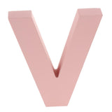 Max Pink Wooden Floating Letters Door Numbers Alphabet Letter Address Spells V