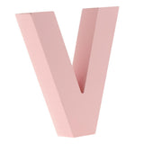 Max Pink Wooden Floating Letters Door Numbers Alphabet Letter Address Spells V