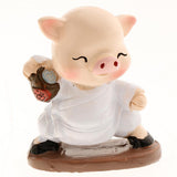 Max Micro Landscape Miniature Figurine Resin Pig Ornament Chinese Pig Year Gift